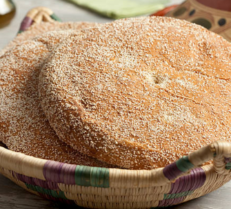 Marokkaans brood bruin